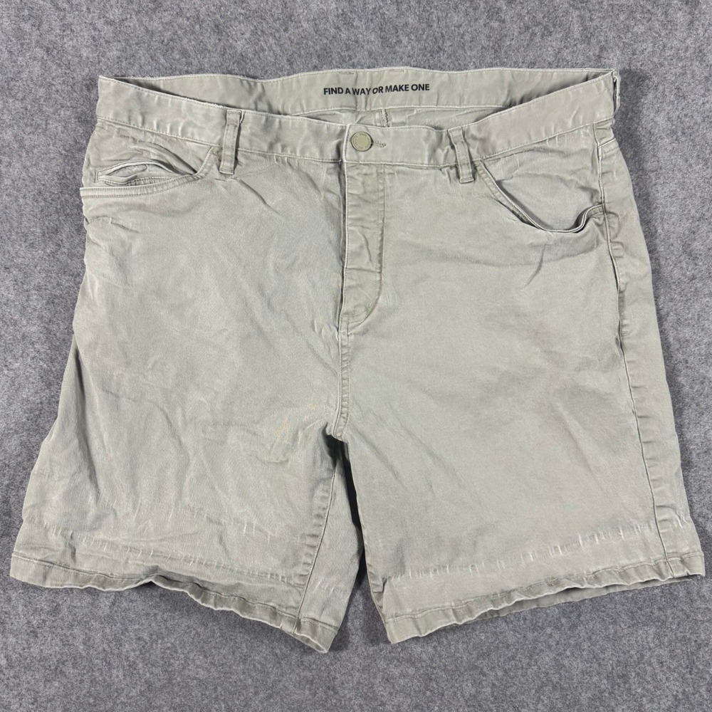 Rhone Commuter Shorts Mens 40 Gray Lyocell Blend Stretch 5-Pocket 101439 *